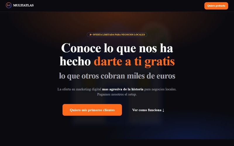 Funnel de captación de Google Local Ads de Multiatlas