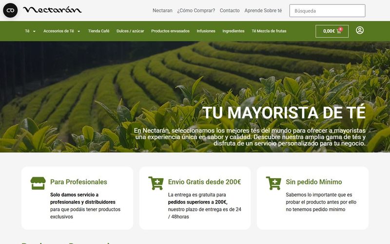 Nectaran — cliente de SEO y AEO de Multiatlas
